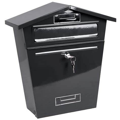 Home Vida Steel Letter Mail Post Box with Wall able Lock 